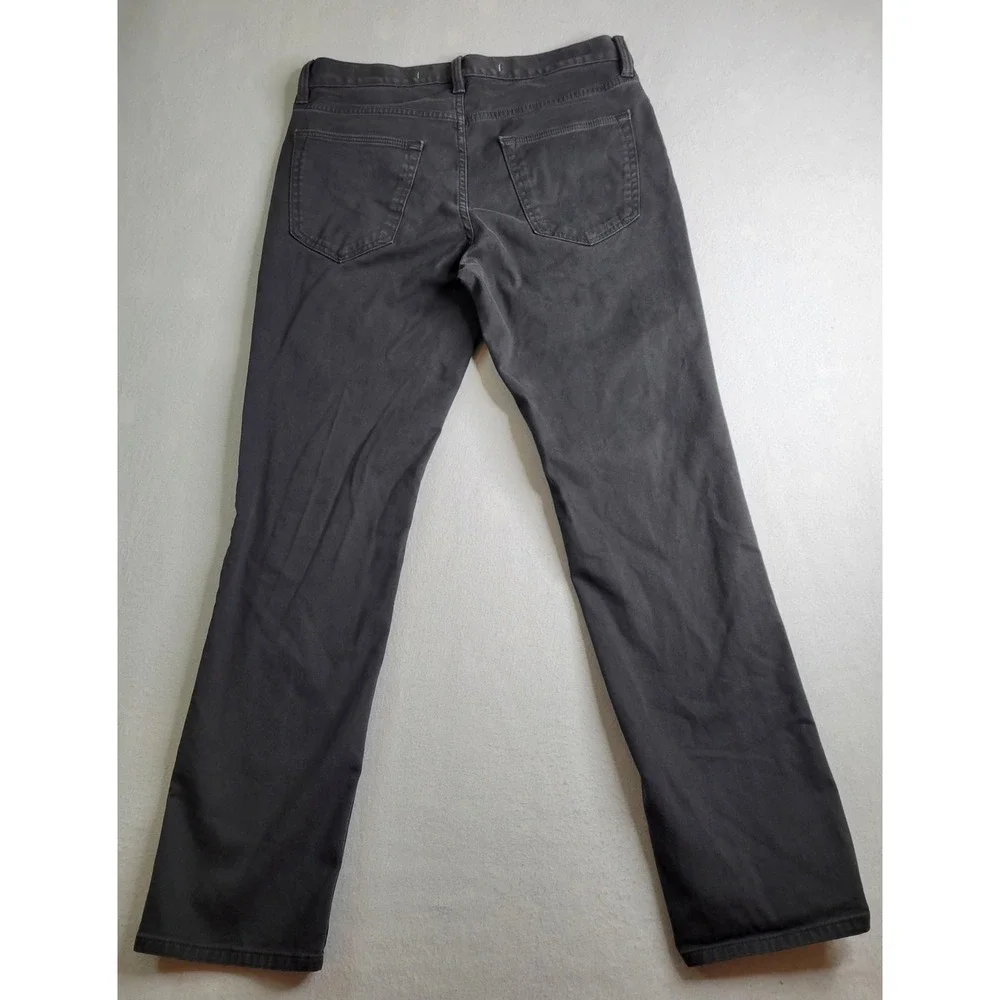 Banana Republic Slim Fit Chino Pants Mens 31x30 Charcoal Gray Stretch Comfort